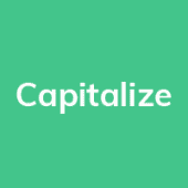 Capitalize